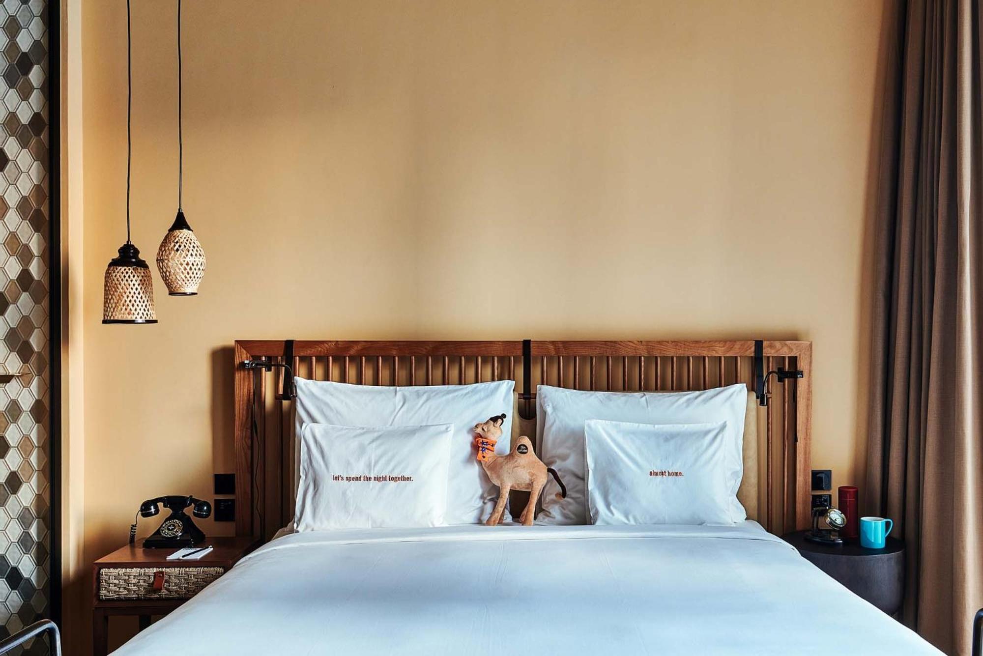 25Hours Hotel Dubai One Central Εξωτερικό φωτογραφία A bedroom at the hotel
