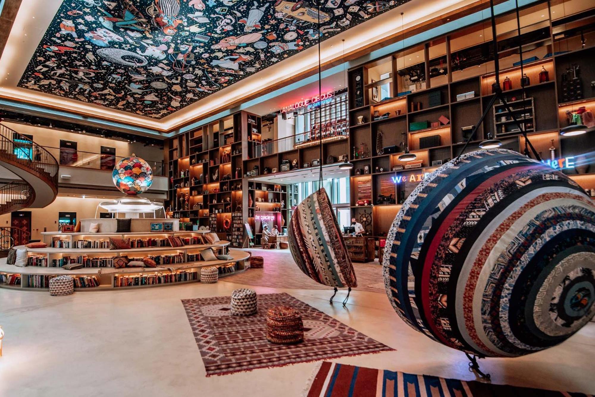 25Hours Hotel Dubai One Central Εξωτερικό φωτογραφία The Library