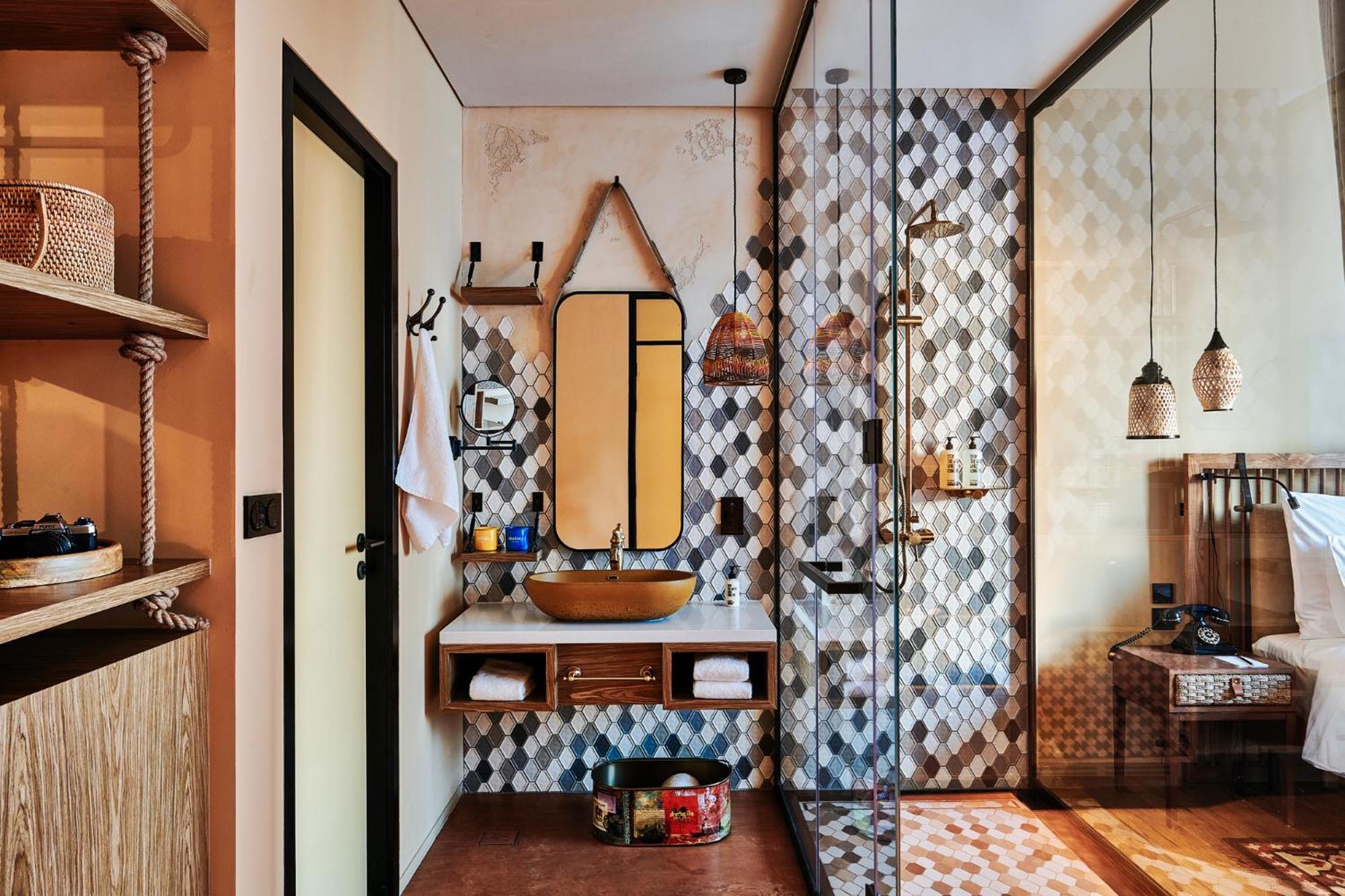 25Hours Hotel Dubai One Central Εξωτερικό φωτογραφία Bathroom at the hotel